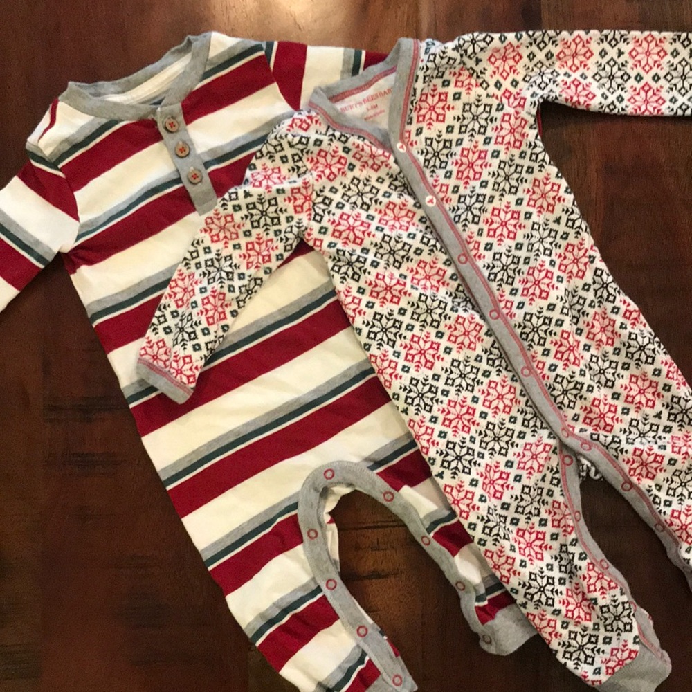 Burt’s Bees Baby Snap Romper Duo